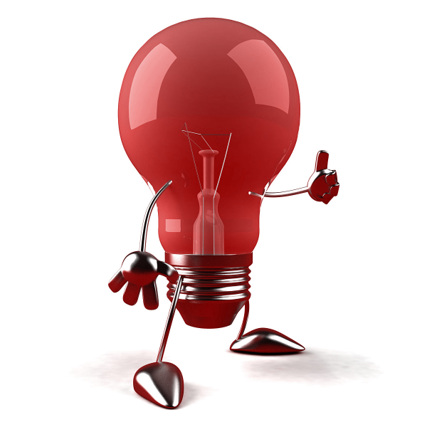 Рожица на лампочке