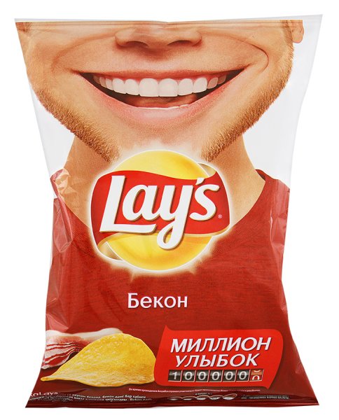 Пачка чипсов lays