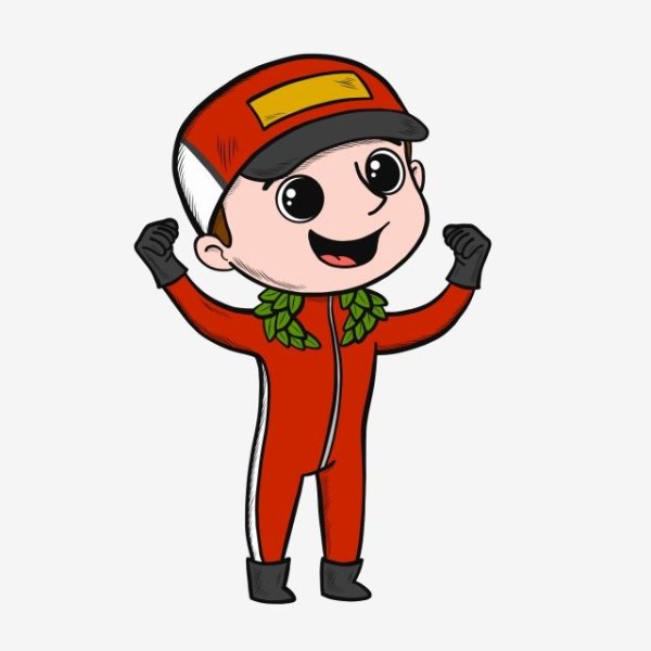 Гонщик мультяшный