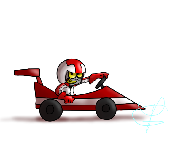 Мультяшка гонщик