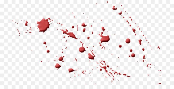 Кровавая улыбка на белом фоне