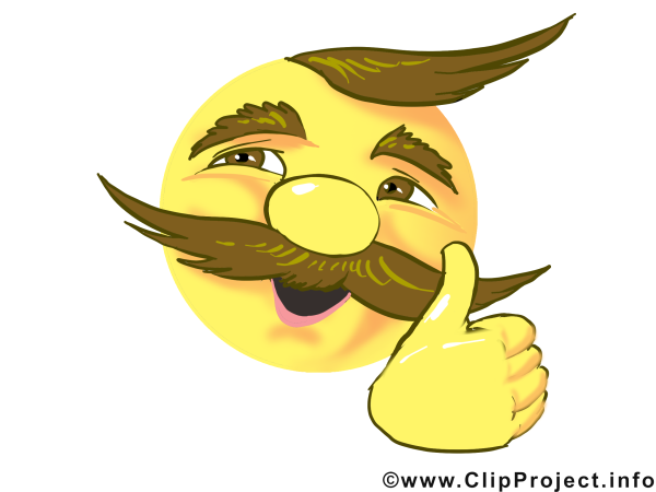 Смайлик с усами