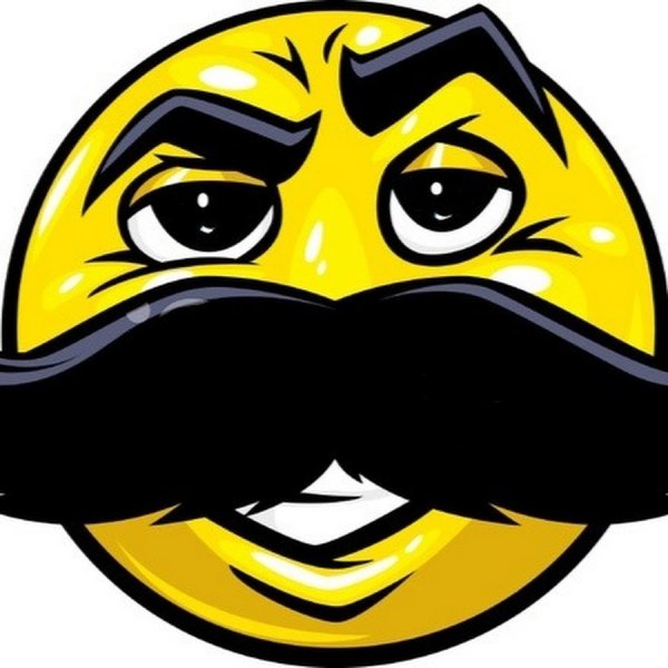 Злой Усатый смайлик