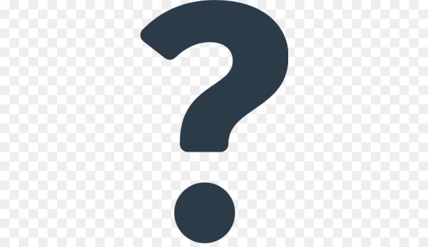 Эмодзи знак вопроса