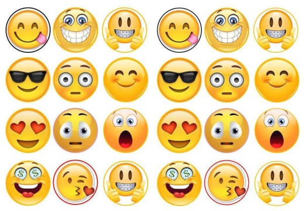 Смайлы для капкейков