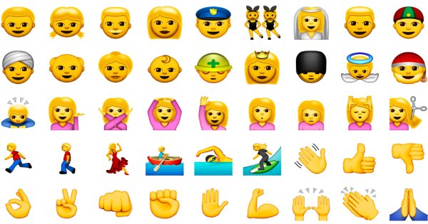 Смайлы айфона