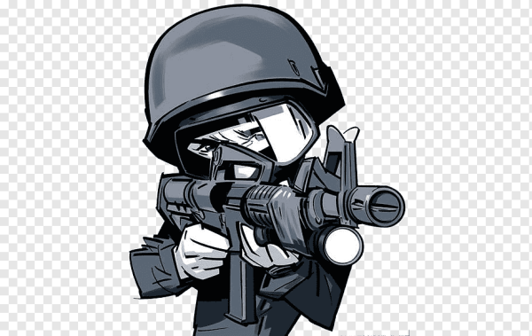 Мультяшный спецназовец