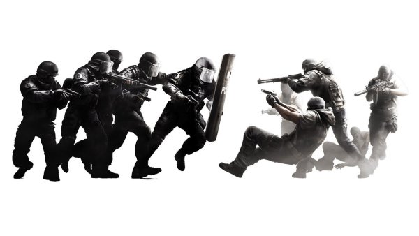 Оперативники Rainbow Six Siege без фона