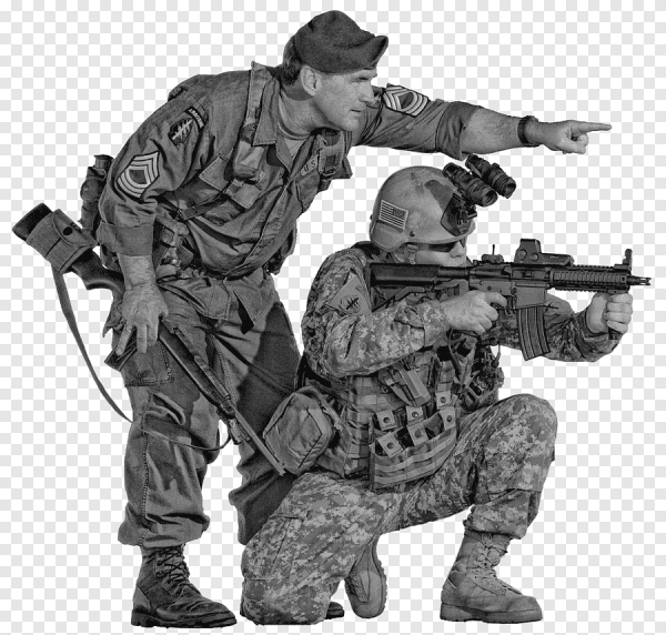 Спецназовец сбоку