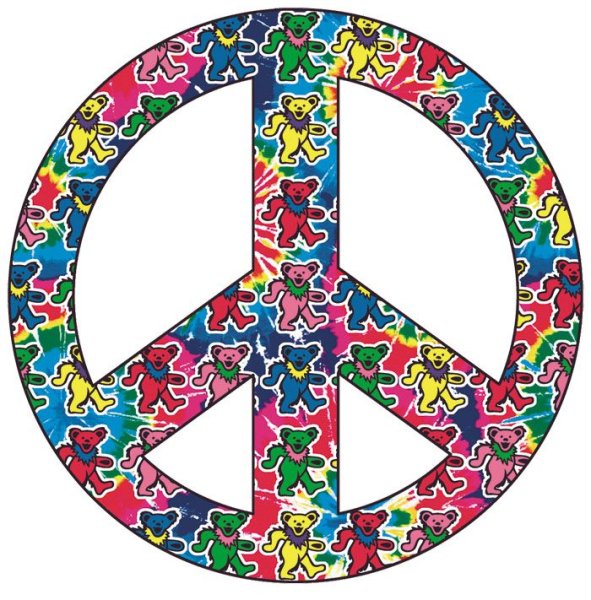 Наклейки хиппи