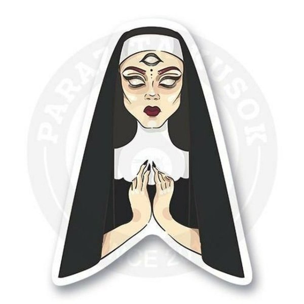 Монахиня рисунок