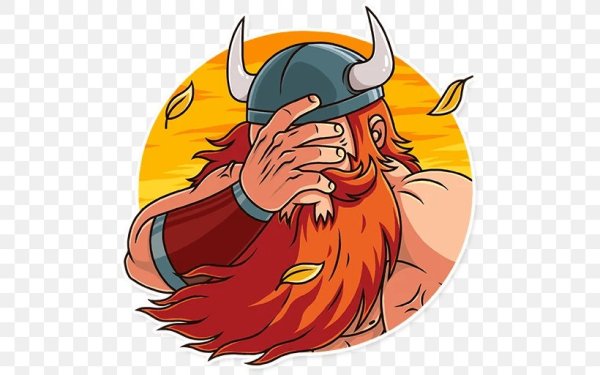 Викинг наклейка