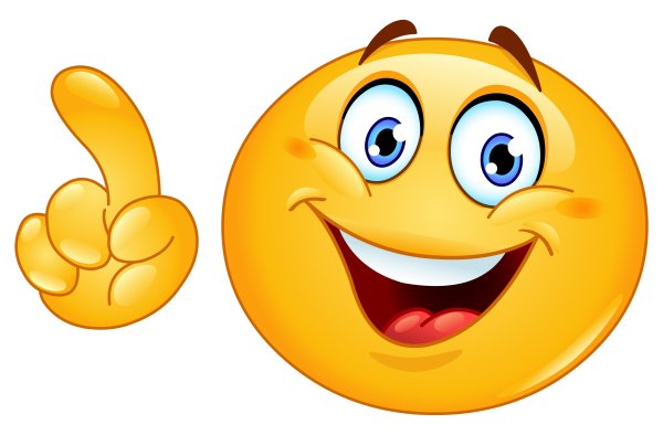 Смайлики на прозрачном фоне