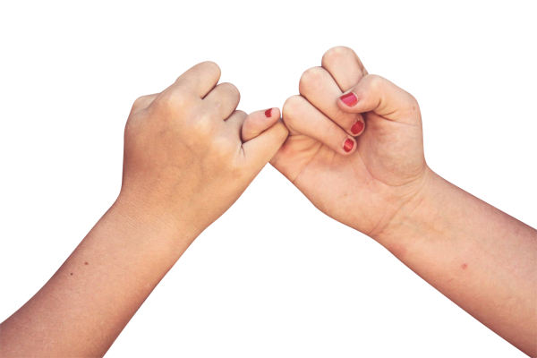 Мириться на мизинчиках