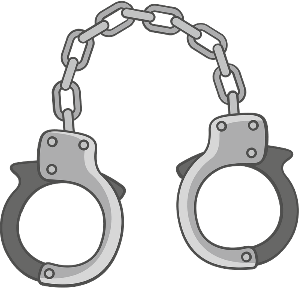 Наручники полицейские вектор
