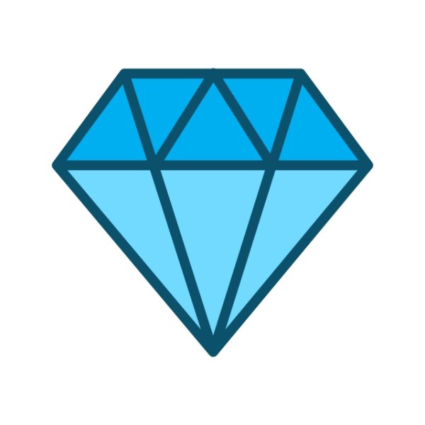 Алмаз значок