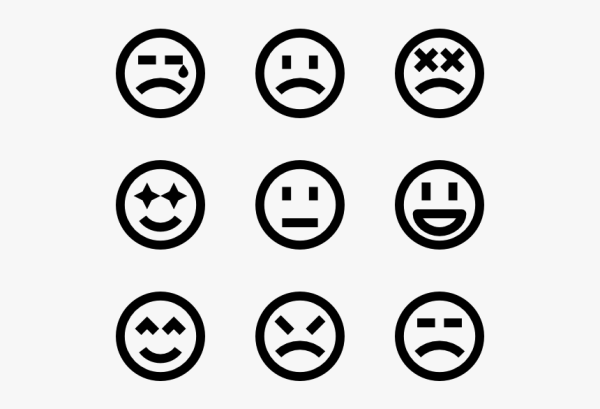 Иконки смайлы векторные