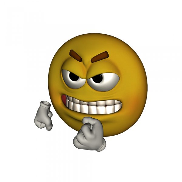 Смайлик злится