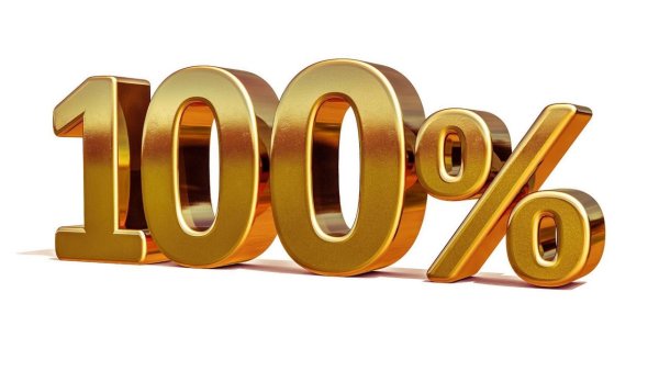 100 Лет Золотая надпись