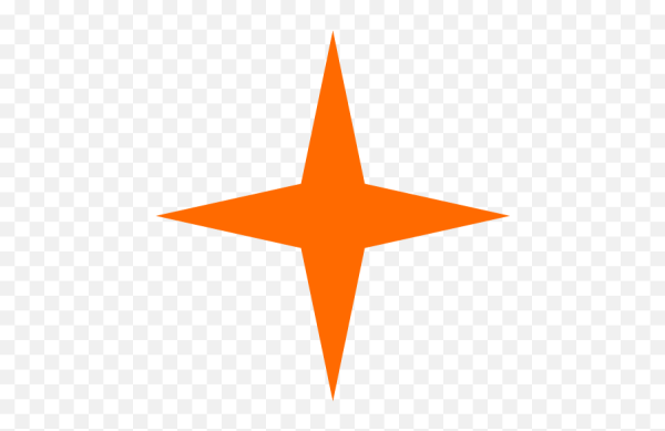 Четырёхконечная звезда без фона