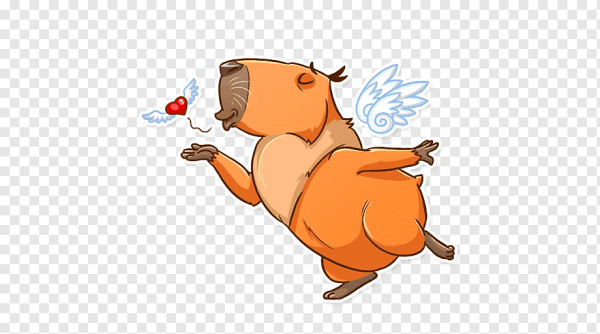 Capybara без фона