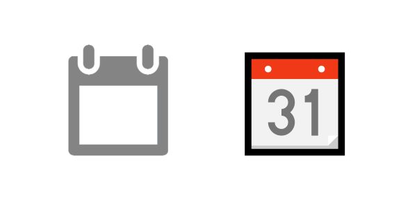 Эмодзи календарь