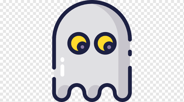 Смайлик призрака андроида в