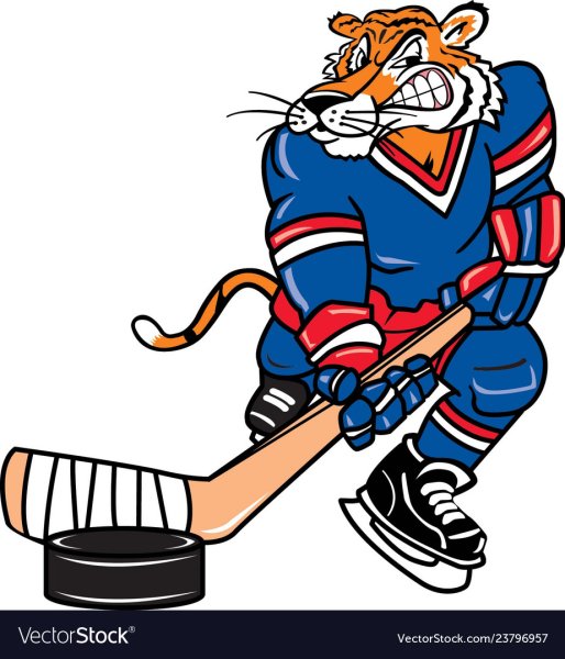 Тигр хоккеист