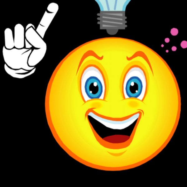 Лампочка идея Смайл