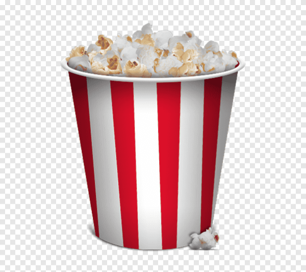 Попкорн на белом