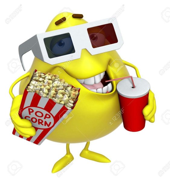 Смайл с попкорном
