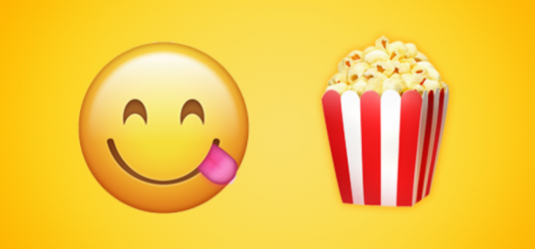 Попкорн смайлик айфон