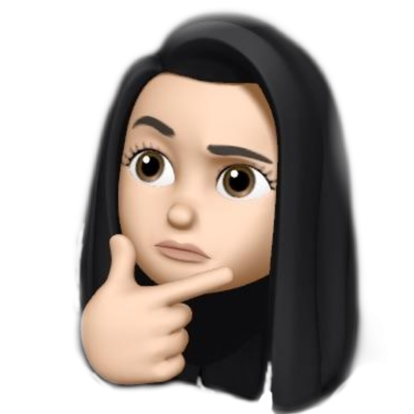 Мемоджи брюнетка