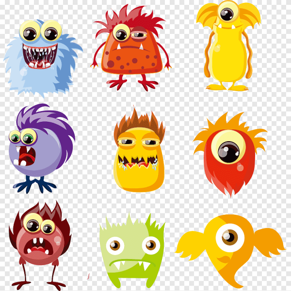 Мультяшные монстрики