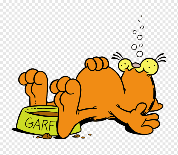 Гарфилд ленивый