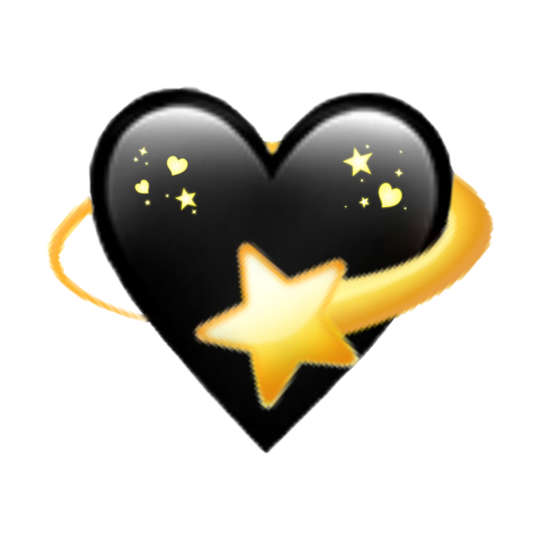 ЭМОДЖИ Хеарт Блэк