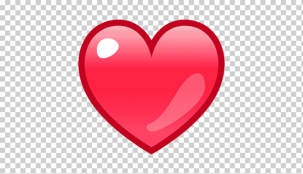 Красное сердечко ЭМОДЖИ