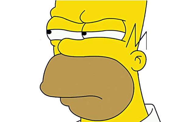 Подозрительный барт симпсон