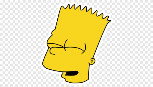 Наклейки барт симпсон