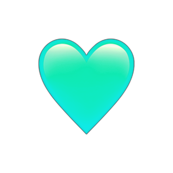 Смайлик сердечко без фона