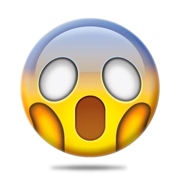 Удивленный смайлик