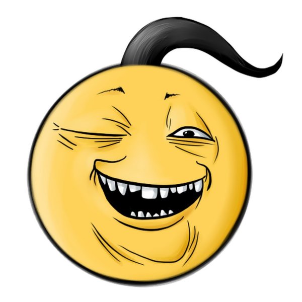 Смайлик с чубом