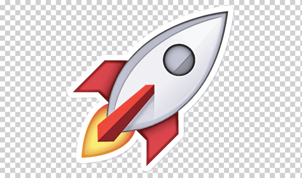 Ракета мультяшная