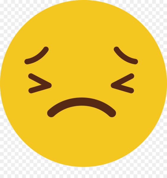 Смайлики кислом лицом