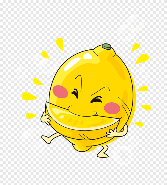 Лимончик мультяшный