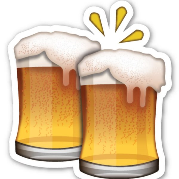 Кружка пива стикер