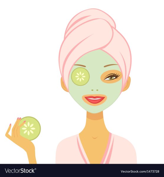 Маска для лица иллюстрация