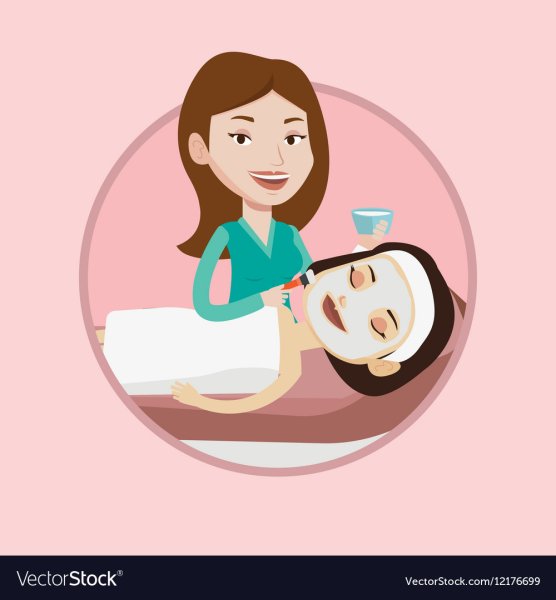 Косметолог иллюстрация