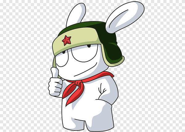 Заяц Сяоми Стикеры