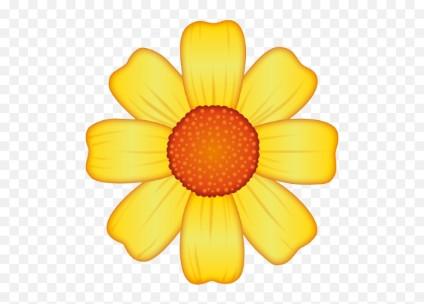 Смайлик цветок